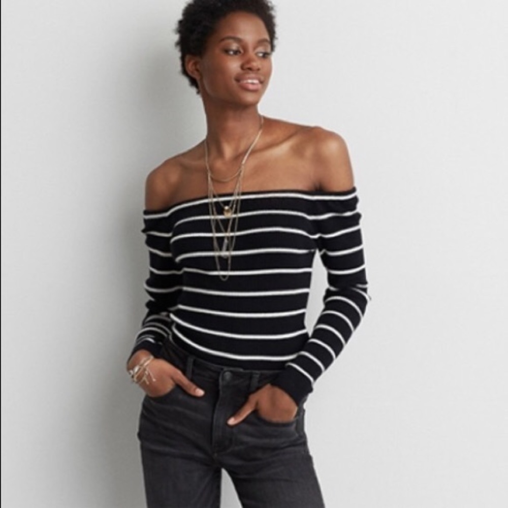 Off the shoulder sweater